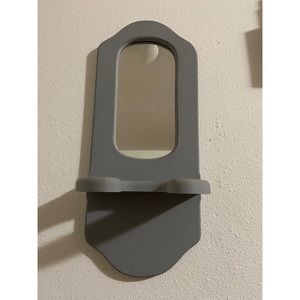 Wood oil lamp holder